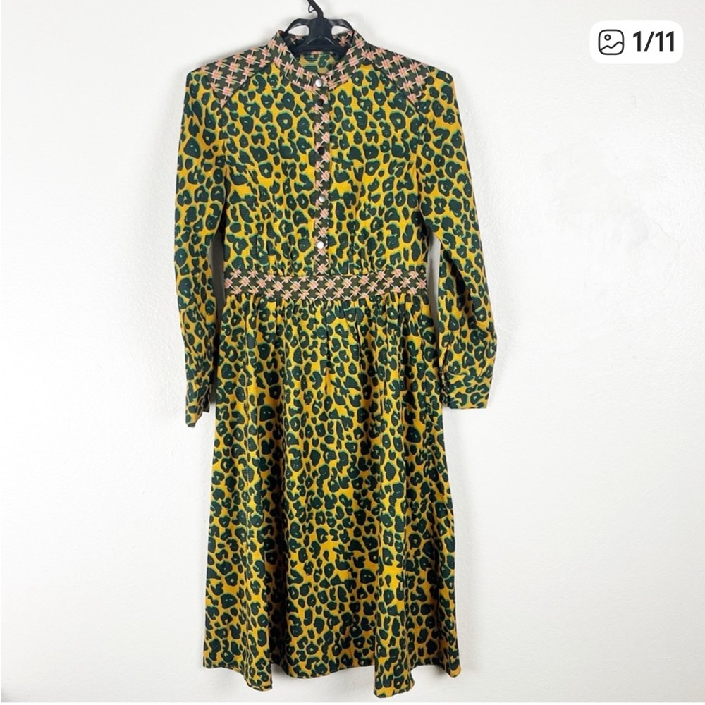 SCOTCH & SODA Boys Edition Mixed Prints Long Sleeves Button Top Dress Small
